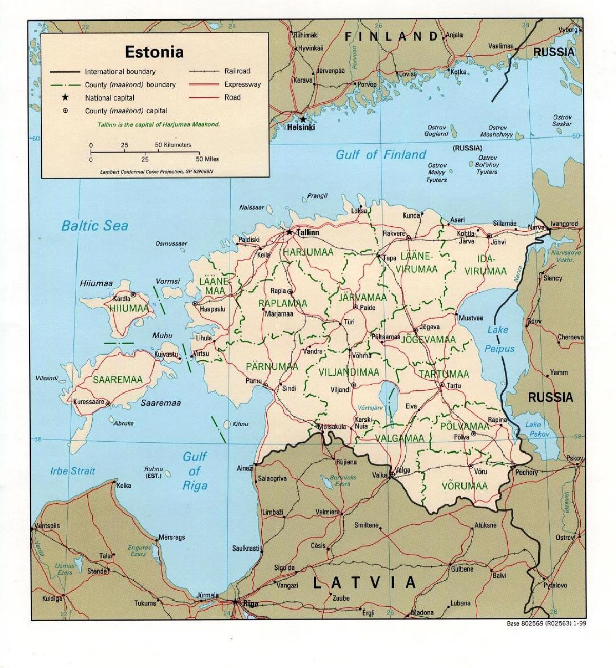 zemljevid Estonija zemljevid lokacije
