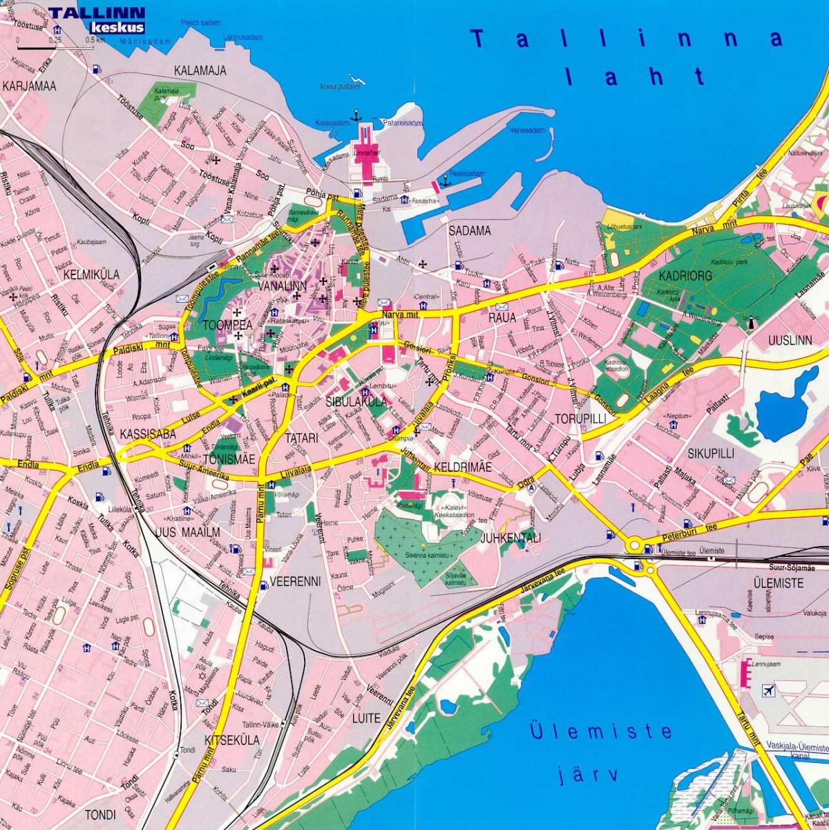 zemljevid talinu, Estonija 